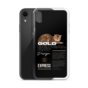 Gold Bengal Cat iPhone Case