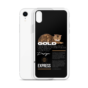 Gold Bengal Cat iPhone Case