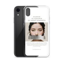 Silence Lao Tzu iPhone Case