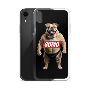 Sumo Bulldog Black iPhone Case