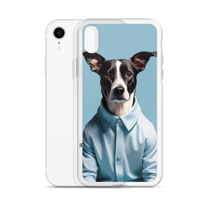 Sad Dog Blue iPhone Case