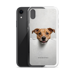 Smile Dog Peep iPhone Case