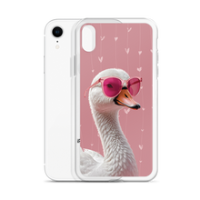 Cute Pink Swan iPhone Case