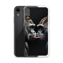 Gorilla Kissing iPhone Case