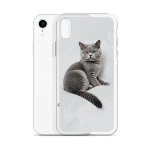 Relaxing British Shorthair Cat iPhone Case