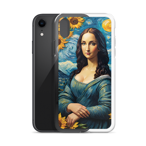 Monalisa Painting in Van Gogh Style iPhone Case