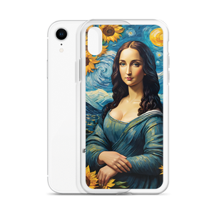 Monalisa Painting in Van Gogh Style iPhone Case