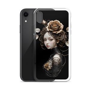 Lady Rose Copper Wire Art iPhone Case