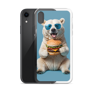 Polar Bear and Burger iPhone Case