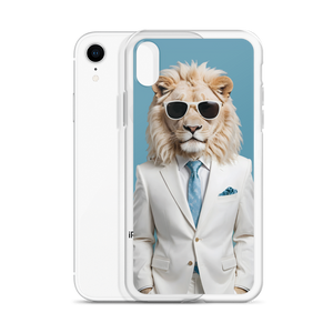 Funky White Lion iPhone Case