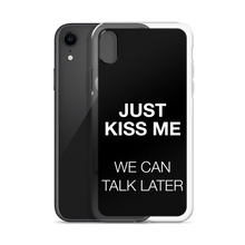 Just Kiss Me (Funny) iPhone Case