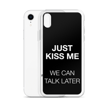 Just Kiss Me (Funny) iPhone Case