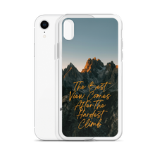 The Best View Comes iPhone Case