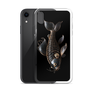 Minimalism Copperplate Art Fish iPhone Case