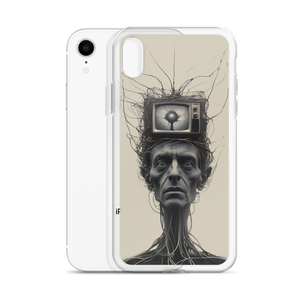 Brain Wash by Media iPhone Case