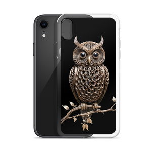 Owl Copper Art iPhone Case