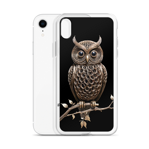 Owl Copper Art iPhone Case