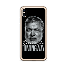 Drink Like Hemingway Portrait Clear Case for iPhone®