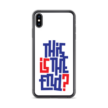 IS/THIS IS THE END? Navy Red iPhone Phone Case