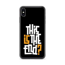 IS/THIS IS THE END? Black Yellow White iPhone Phone Case