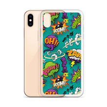 Comic Text Pattern iPhone Case