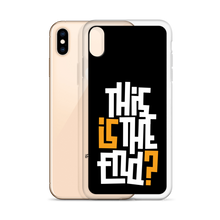 IS/THIS IS THE END? Black Yellow White iPhone Phone Case