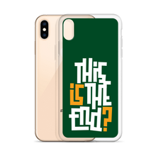 IS/THIS IS THE END? Forest Green iPhone Phone Case