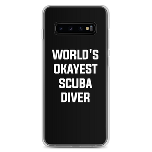 World's Okayest Scuba Diver Clear Case for Samsung®