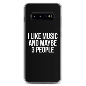 I Like Music and Maybe 3 People Samsung Phone Case