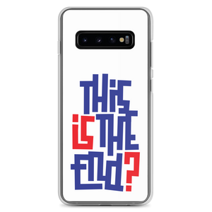 IS/THIS IS THE END? Navy Red Samsung Phone Case