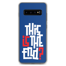 IS/THIS IS THE END? Navy Blue Reverse Samsung Phone Case