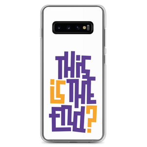 IS/THIS IS THE END? Purple Yellow Samsung Phone Case