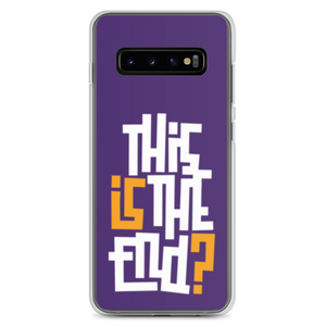 IS/THIS IS THE END? Purple Yellow Reverse Samsung Phone Case