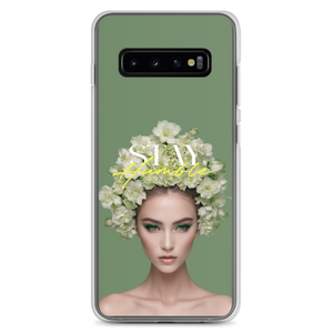 Stay Humble Female Flower Art Samsung® Phone Case