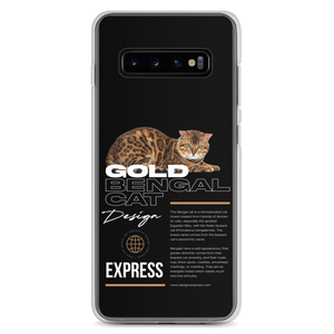 Gold Bengal Cat Samsung Case