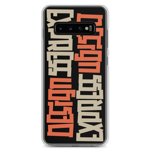 Design Express Typography Samsung Case