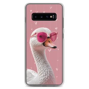 Cute Pink Swan Samsung Case