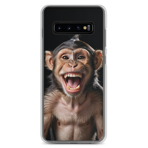 Happy Monkey Black Samsung Case