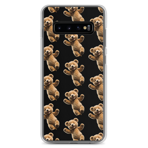 Happy Teddy Bear Pattern Samsung Case