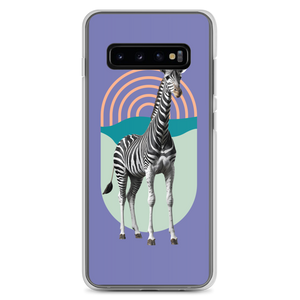 Giraffe Zebra Purple Samsung Case