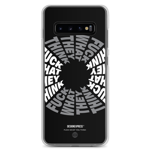 F**ck What They Think Grayscale Samsung Case