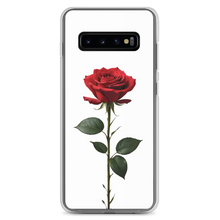 Red Rose on White Samsung Case