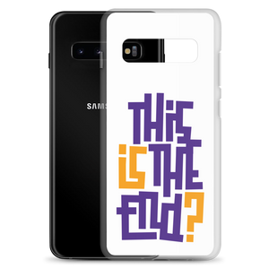 IS/THIS IS THE END? Purple Yellow Samsung Phone Case