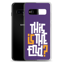 IS/THIS IS THE END? Purple Yellow Reverse Samsung Phone Case