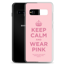 Keep Calm and Wear Pink Samsung® Phone Case