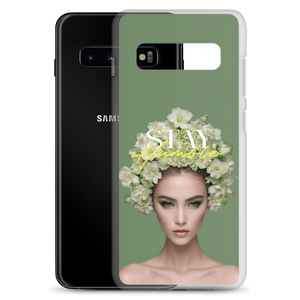 Stay Humble Female Flower Art Samsung® Phone Case