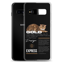 Gold Bengal Cat Samsung Case