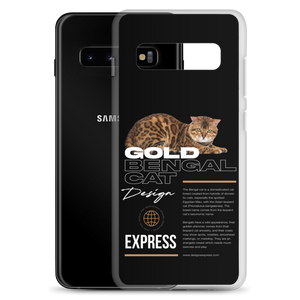 Gold Bengal Cat Samsung Case