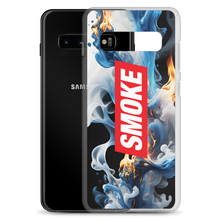 Blue Smoke Fire Samsung Case