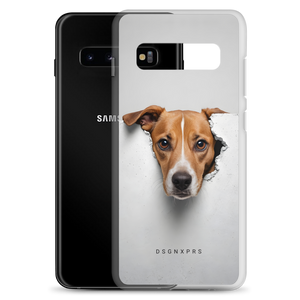 Funny Sad Dog Peep Samsung Case